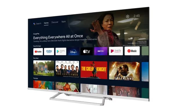 Tesla Televizor 43E635SUS 43", Smart, LED, UHD, Android, Frameless, Sivi