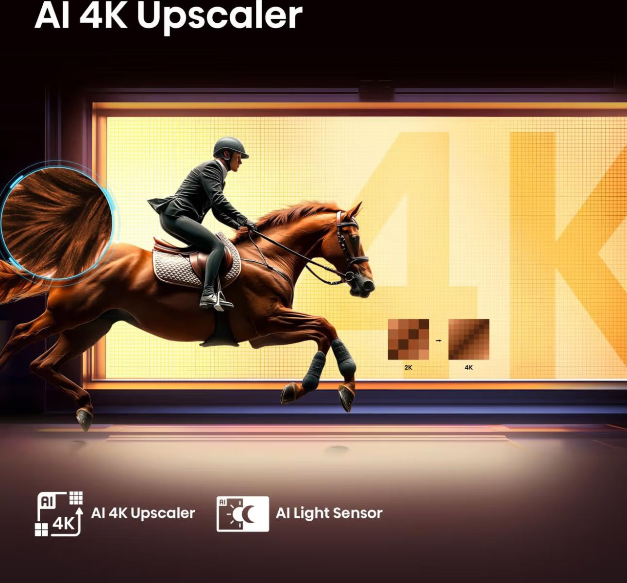 Hisense Televizor 55A6Q 55", 4K UHD, Smart TV, Crni