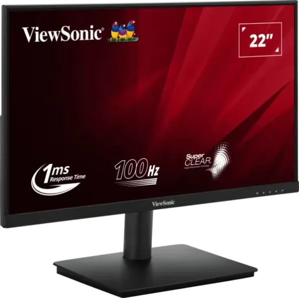 VIEWSONIC Monitor 21.5", VA220-H, 1920x1080, Full HD, VA, 1 ms, 100 Hz, HDMI, Crni